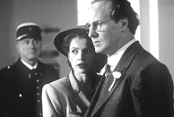 Julia Ormond and William Hurt, as Varian Fry, in Lionel Chetwynd�s �Varian�s War.� Takashi Seida